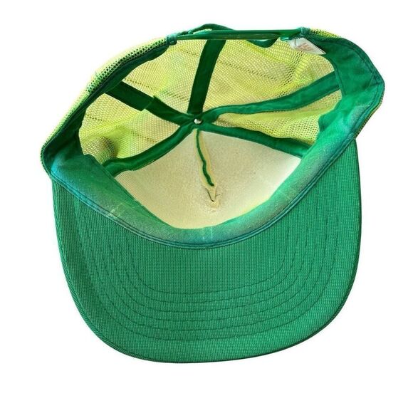 Vintage Quaker State Racing Snapback Trucker Hat Green Adjustable - Picture 3 of 5